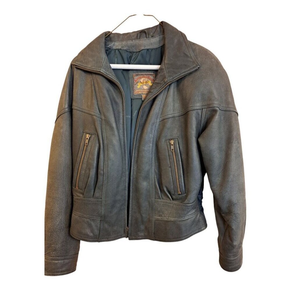 Women's Adventure Bound  Wilson’s Genuine Leather Jacket Dark Olive Green Lined
